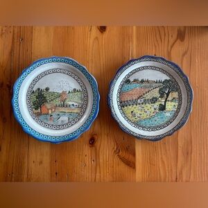 Hand painted decorative plates hecho in Mexico